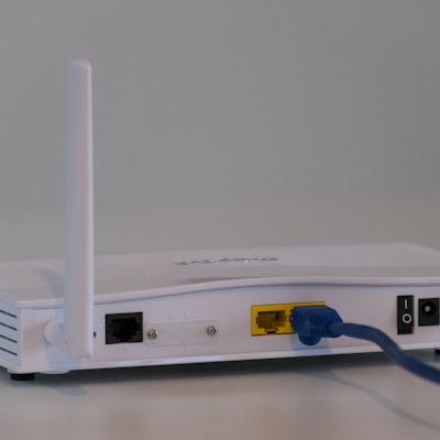 Business network router with ethernet connection